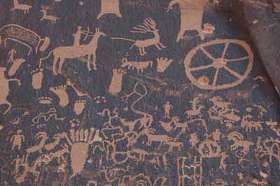 Newspaper Rock petroglyphs